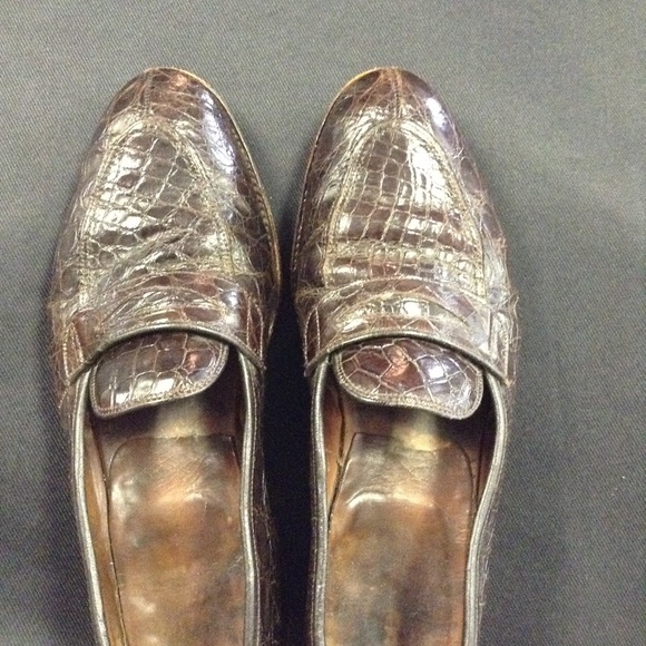 Edward Green custom Alligator shoes size 8-9 - Picture 5 of 7